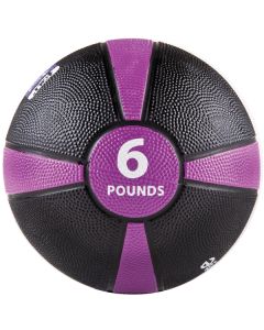GOFIT(R) GOFGFMB6 6LB MEDICINE BALL PPL